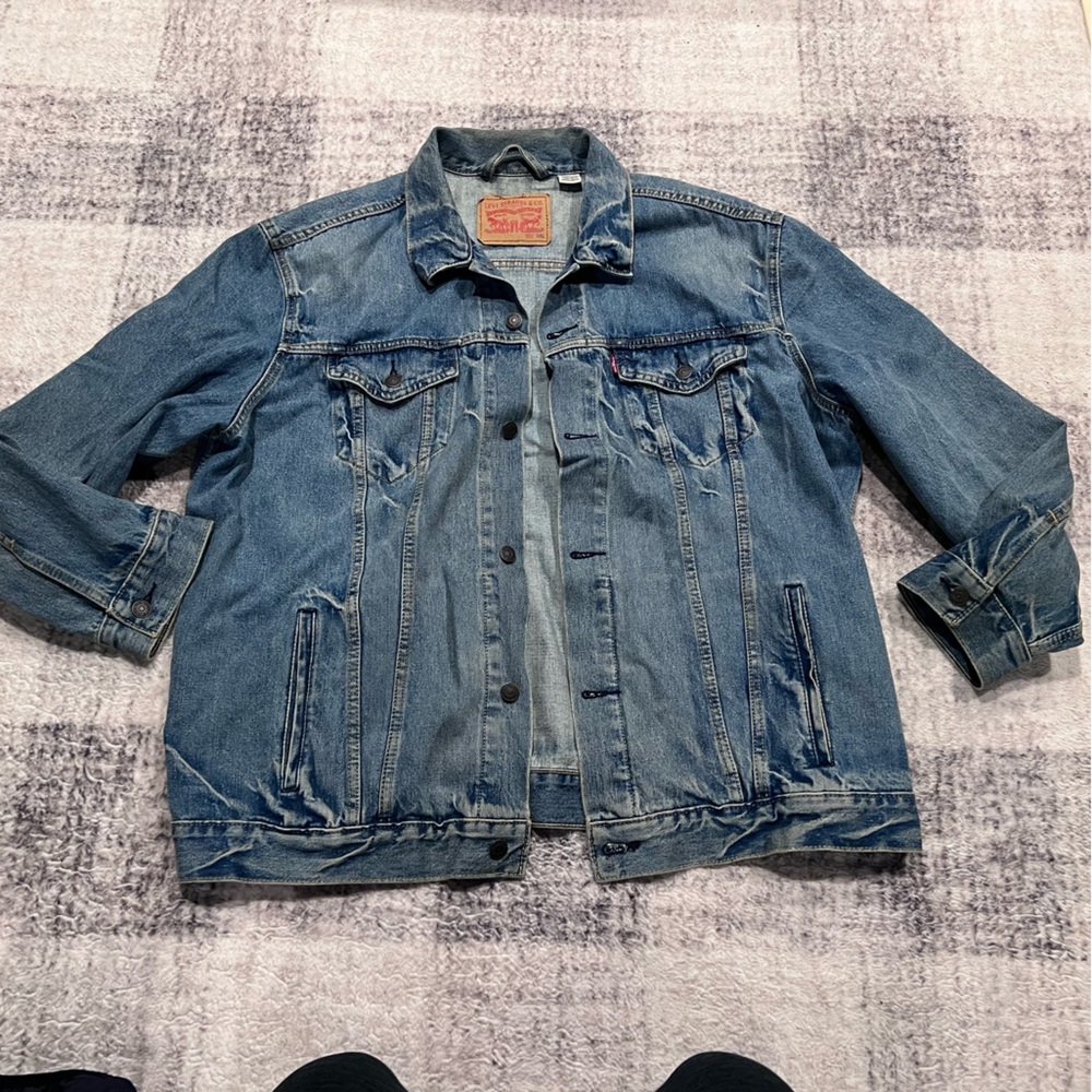 Men’s Classic Levi’s Jean Trucker Jacket 3XL - 100% cotton